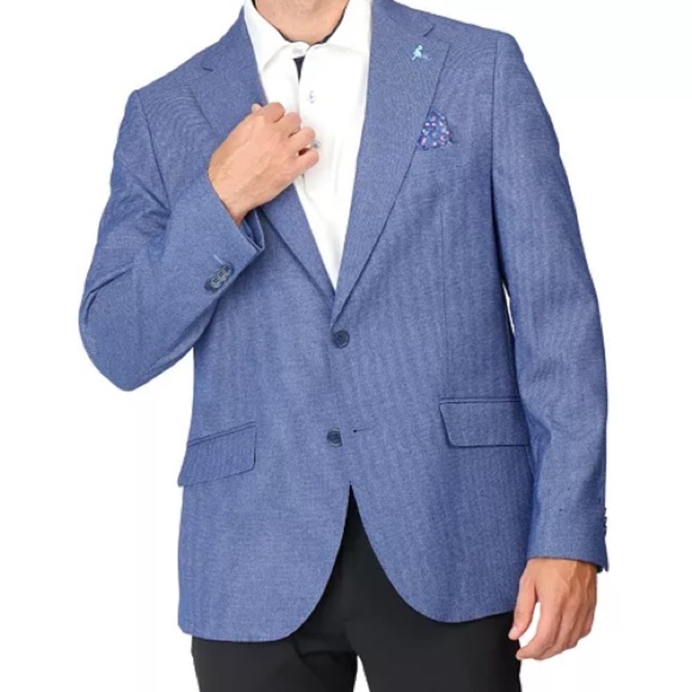 Tailorbyrd 100% Linen 42s Print Lined Sportscoat